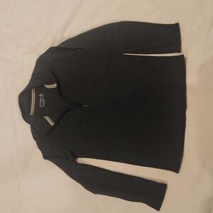 Smartwool girls mock neck 1/4 zip base layer